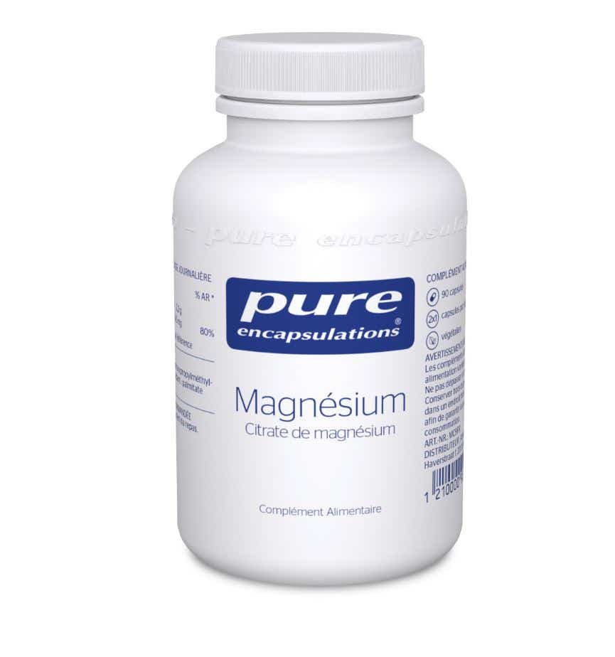 PURE ENCAPSULATIONS CITRATE DE MAGNESIUM 90 GELULES