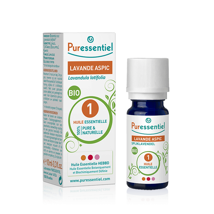 PURESSENTIEL HE HUILE ESSENTIELLE LAVANDE ASPIC BIO 10 ML