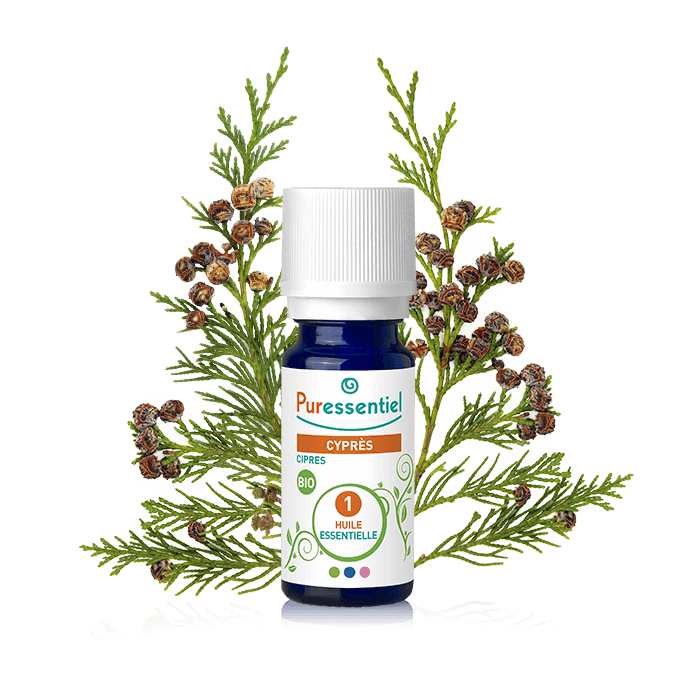PURESSENTIEL HUILE ESSENTIELLE CYPRES BIO 10ML