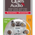 QUIES PILES AUDITIVES MODELE 13 6 PACK