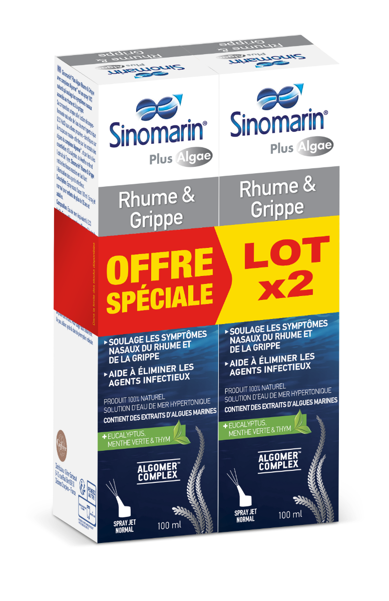RHUME GRIPPE SPRAY JET NORMAL 2X100ML