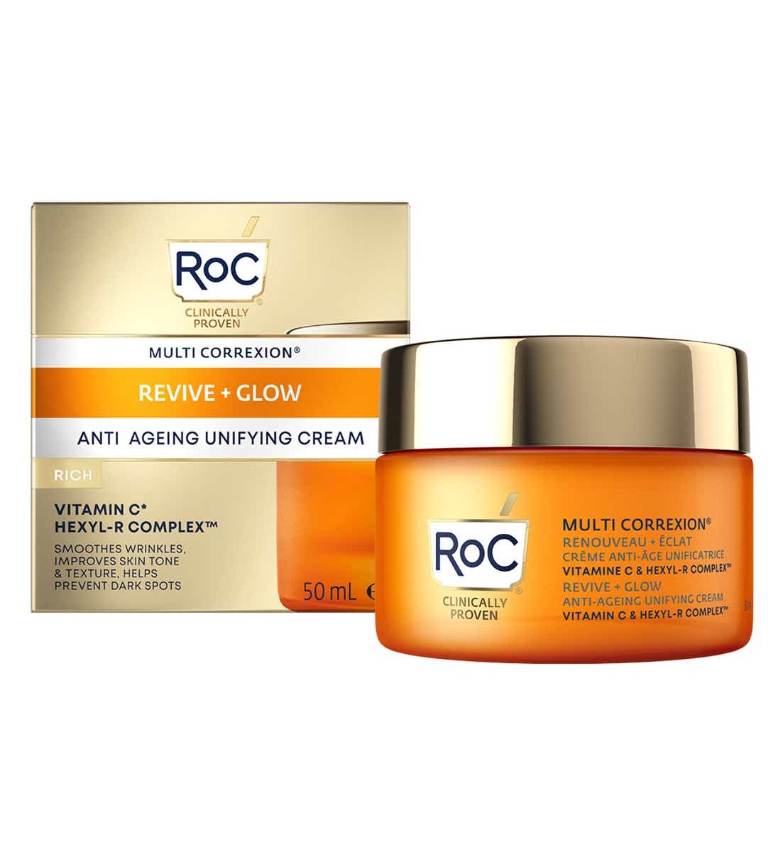 ROC MULTI CORREXIONR RENOUVEAU ECLAT CREME ANTI AGE UNIFICATRICE 50ML