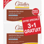 ROGE CAVAILLES SAVON SURGRAS EXTRA DOUX FLEUR DE COTON 4X250G