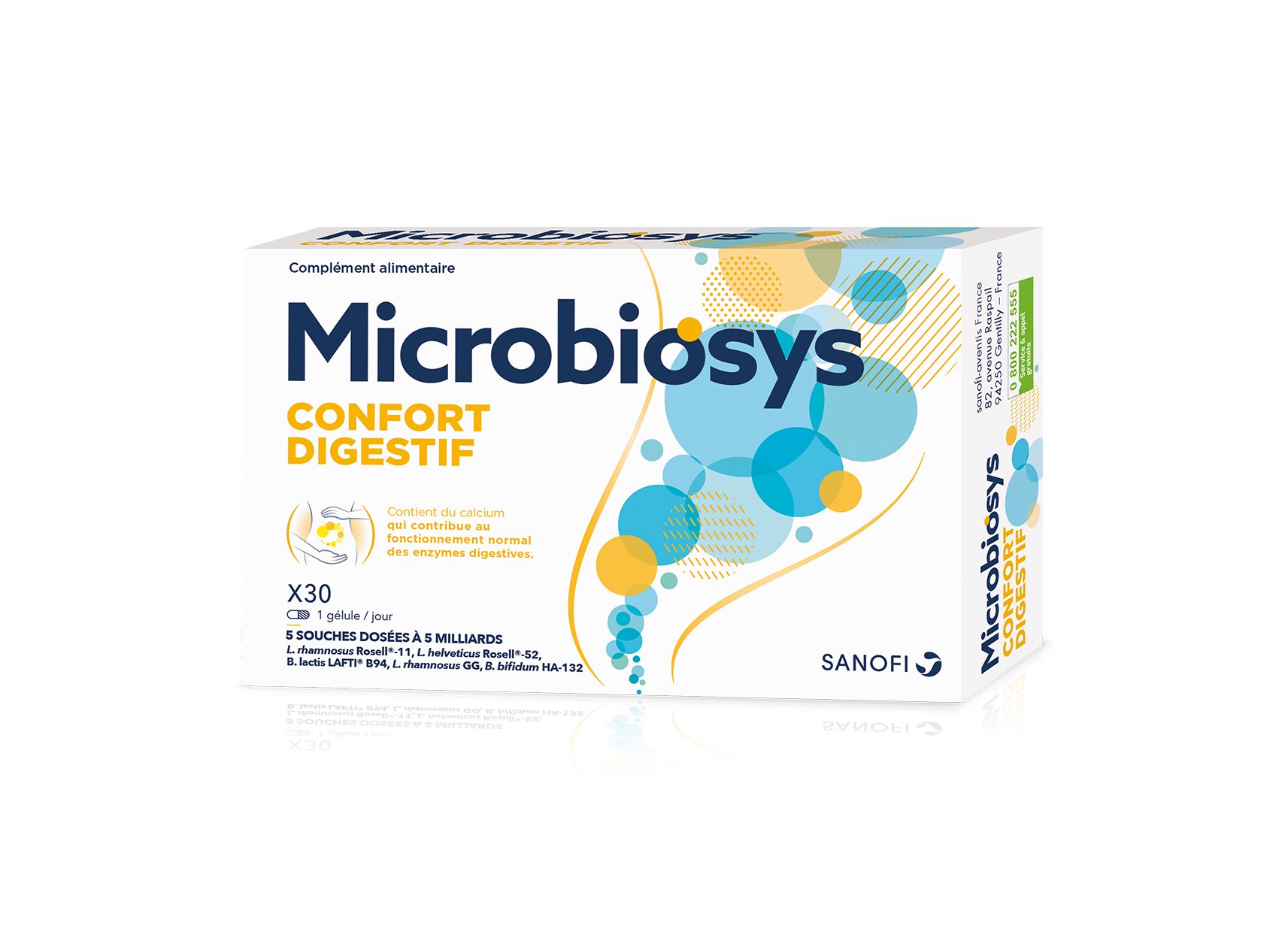 SANOFI MICROBIOSYS CONFORT DIGESTIF 30 GELULES