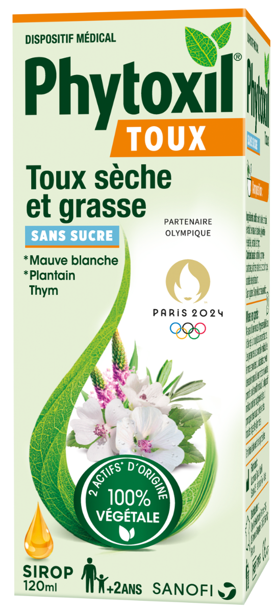 SANOFI PHYTOXIL SIROP SANS SUCRE 120ML