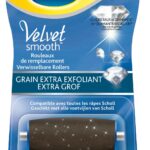 SCHOLL ROULEAUX DE REMPLACEMENT VELVET SMOOTH GRAIN ULTRA EXFOLIANT 2 UNITES