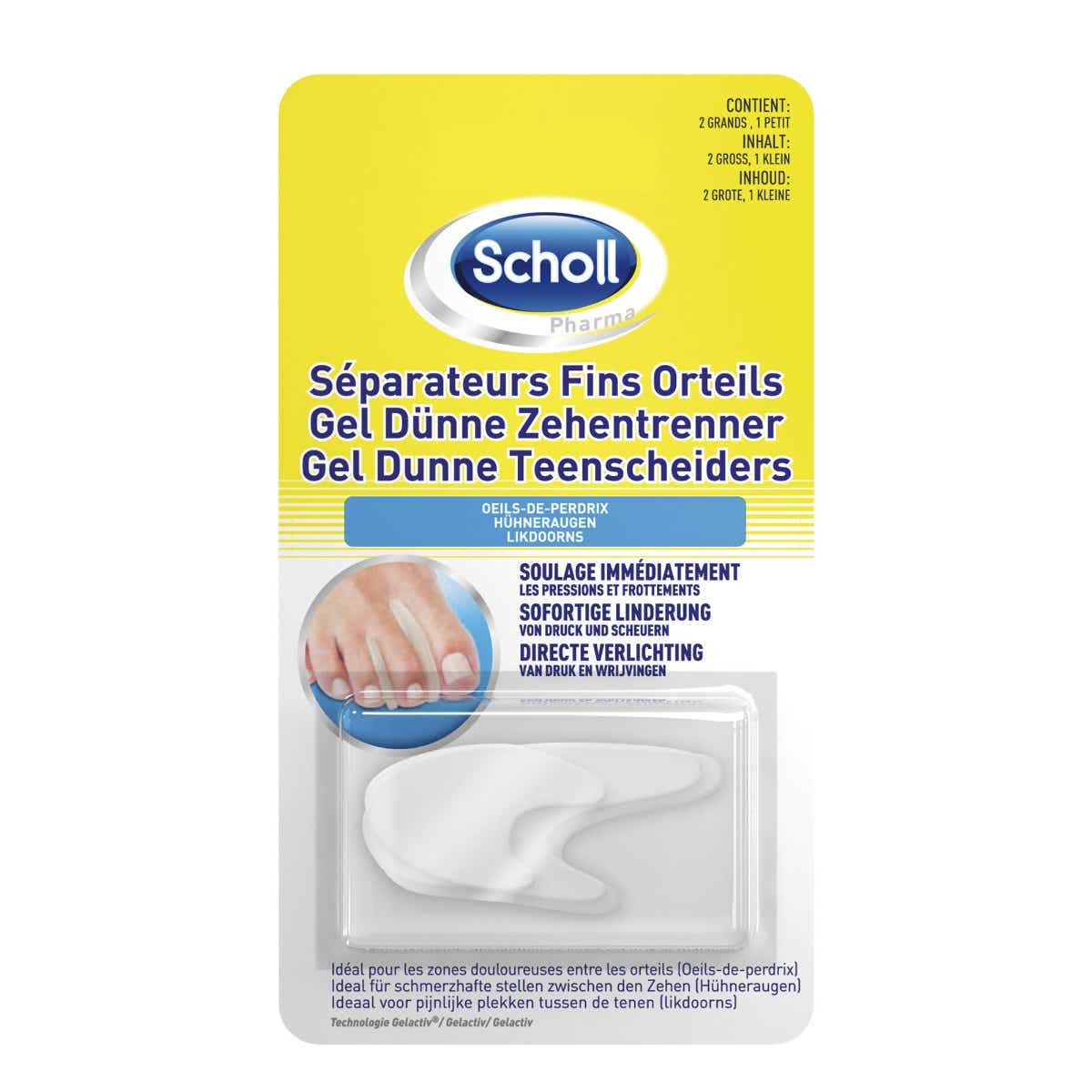 SCHOLL SEPARATEURS FINS DORTEILS GELACTIV 3 UNITES