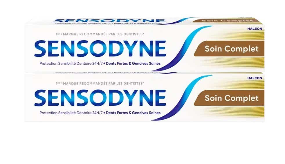 SENSODYNE DENTIFRICE PROTECTION COMPLETE 2 TUBES DE 75ML