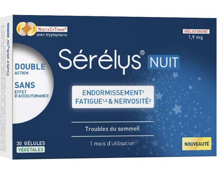 SERELYS NUIT 30 GELULES VEGETALES