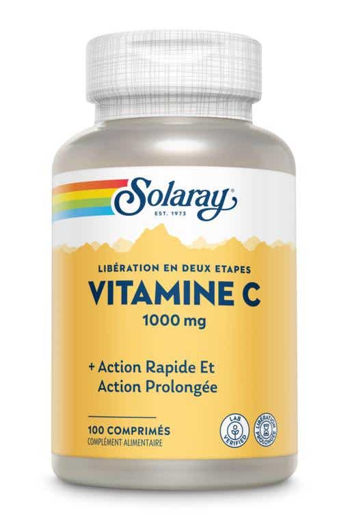 SOLARAY VITAMINE C 1000 MG 100 CAPSULES
