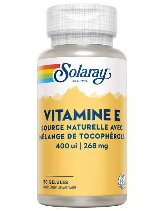 SOLARAY VITAMINE E 50 GELULES