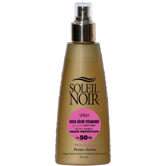 SOLEIL NOIR SPRAY HUILE SECHE VITAMINEE SPF 50 150ML