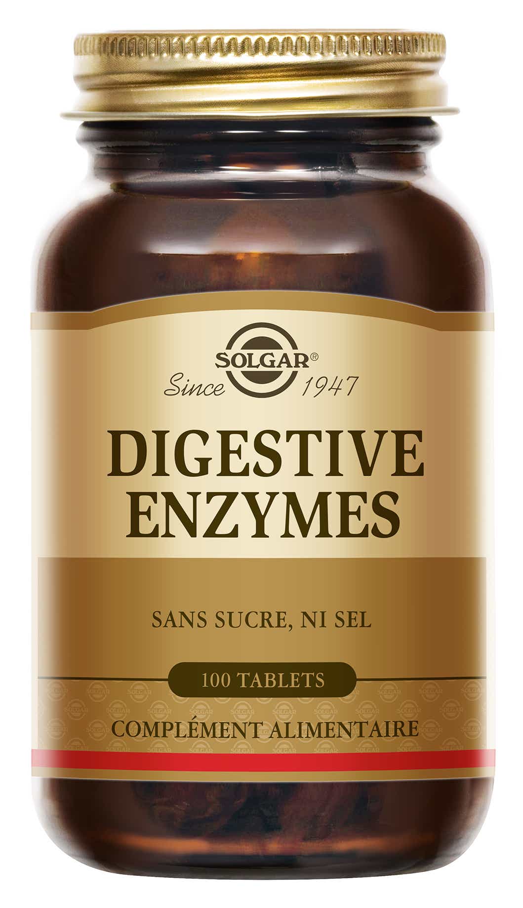 SOLGAR DIGESTIVE ENZYMES 100 COMPRIMES 28417