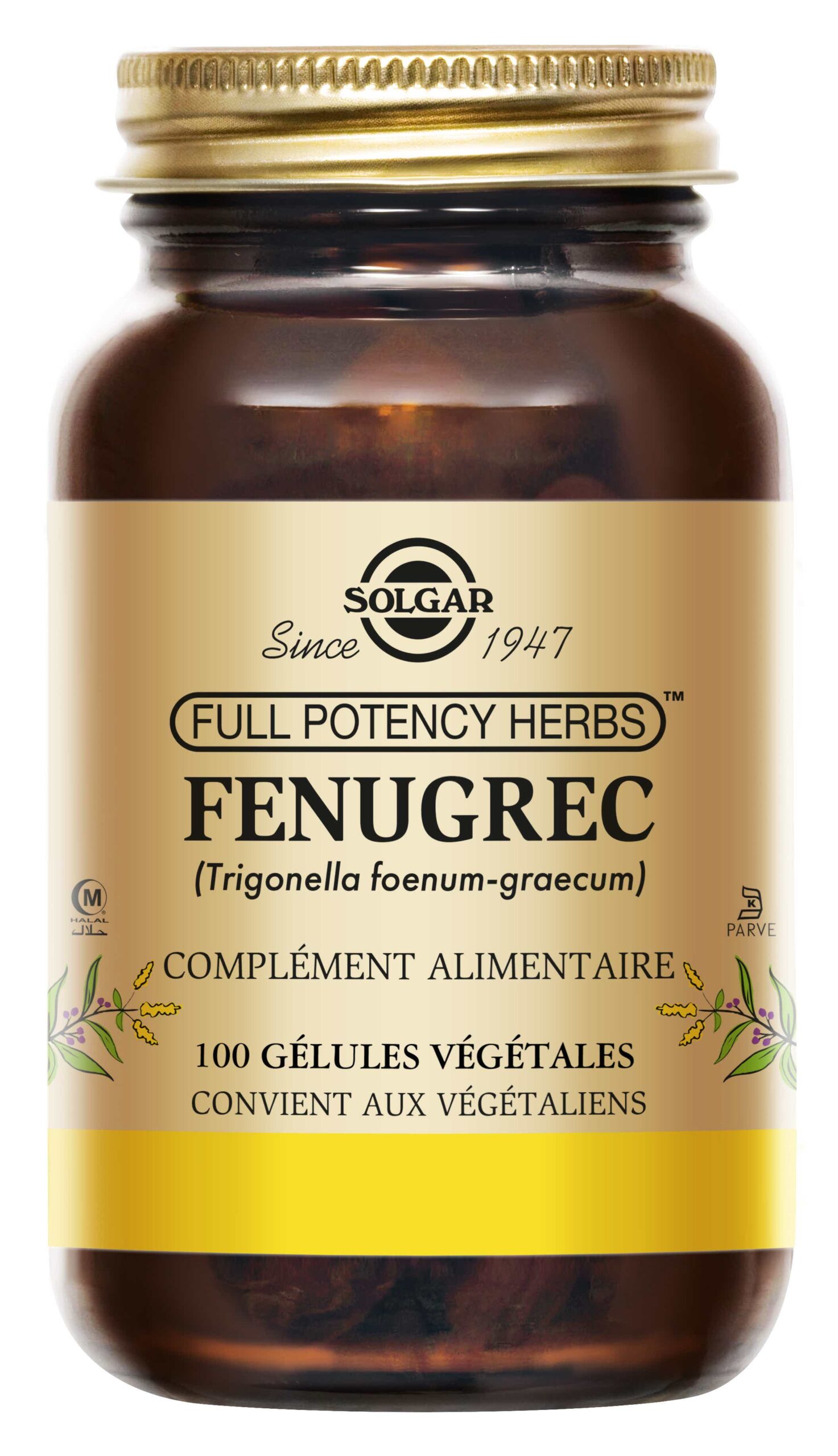 SOLGAR FENUGREC 100 GELULES VEGETALES