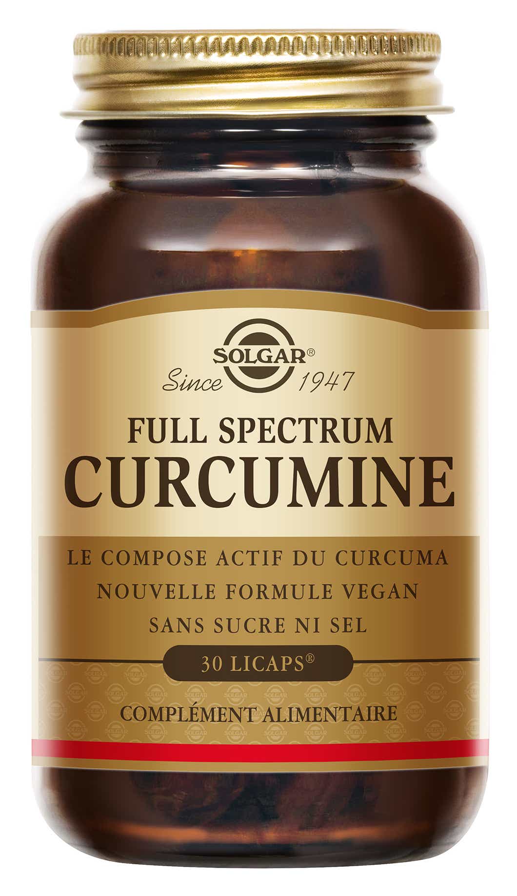 SOLGAR FULL SPECTRUM CURCUMINE 30 SOFTGELS
