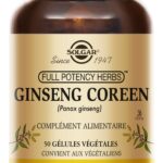 SOLGAR GINSENG COREEN 50 GELULES