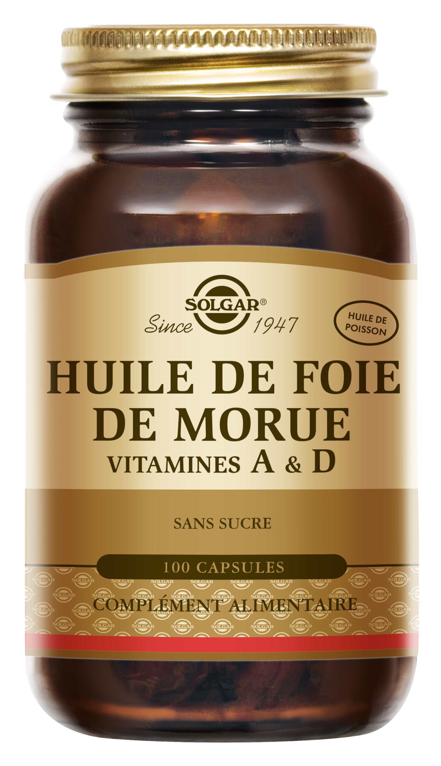 SOLGAR HUILE DE FOIE DE MORUE 100 GELULES