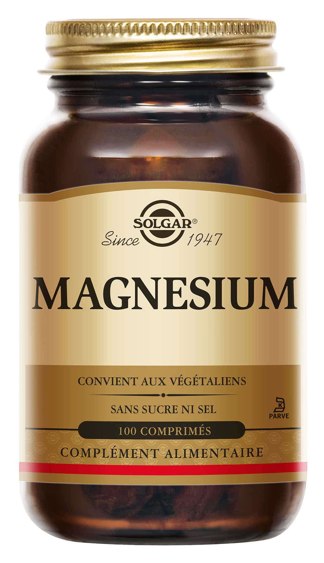 SOLGAR MAGNESIUM BISGLYCINATE 100 COMPRIMES
