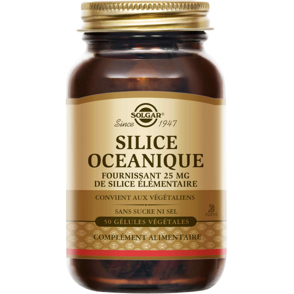 SOLGAR SILICE OCEANIQUE 50 GELULES