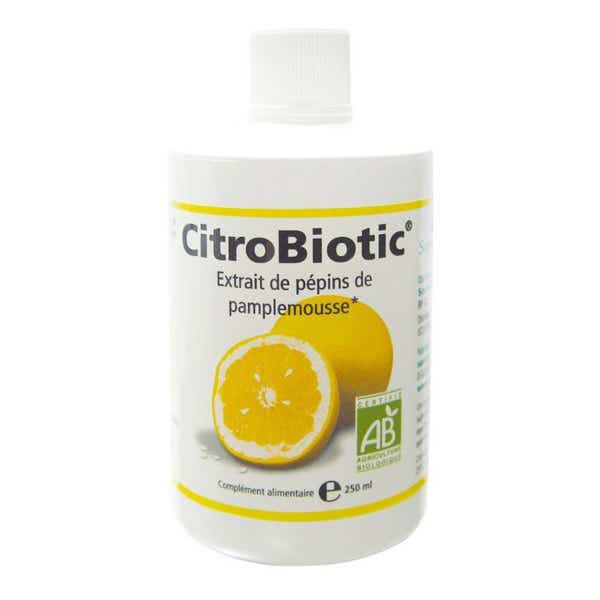 SOURCE CLAIRE CITROBIOTIC BIO EXTRAIT PEPIN DE PAMPLEMOUSSE 250ML