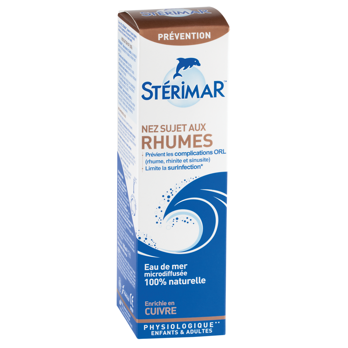 STERIMAR STERIMAR CUIVRE NEZ SUJET AUX INFECTIONS 100ML