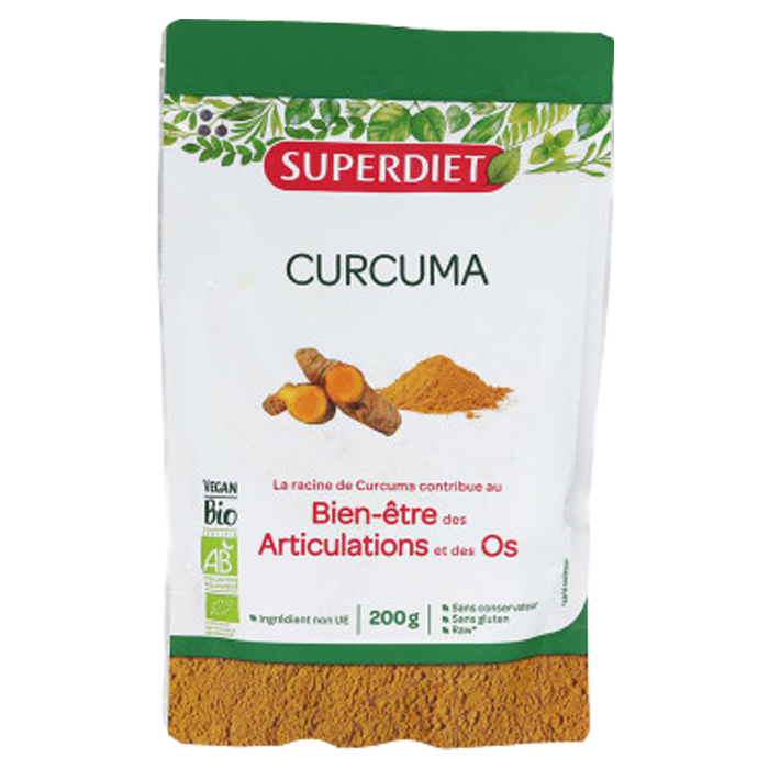 SUPERDIET CURCUMA BIO POUDRE 200G