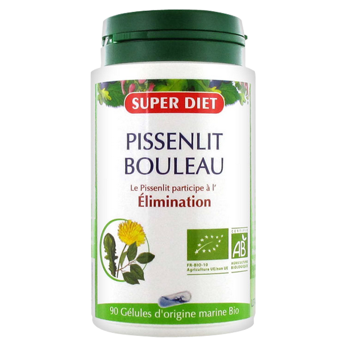 SUPERDIET PISSENLIT BOULEAU BIO 90 GELULES