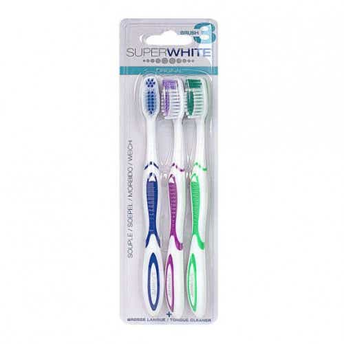 SUPERWHITE BROSSE A DENTS CONTOUR 1 UNITE