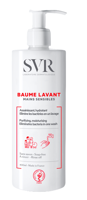 SVR BAUME LAVANT MAINS SENSIBLES ASSAINISSANT HYDRATANT 400ML