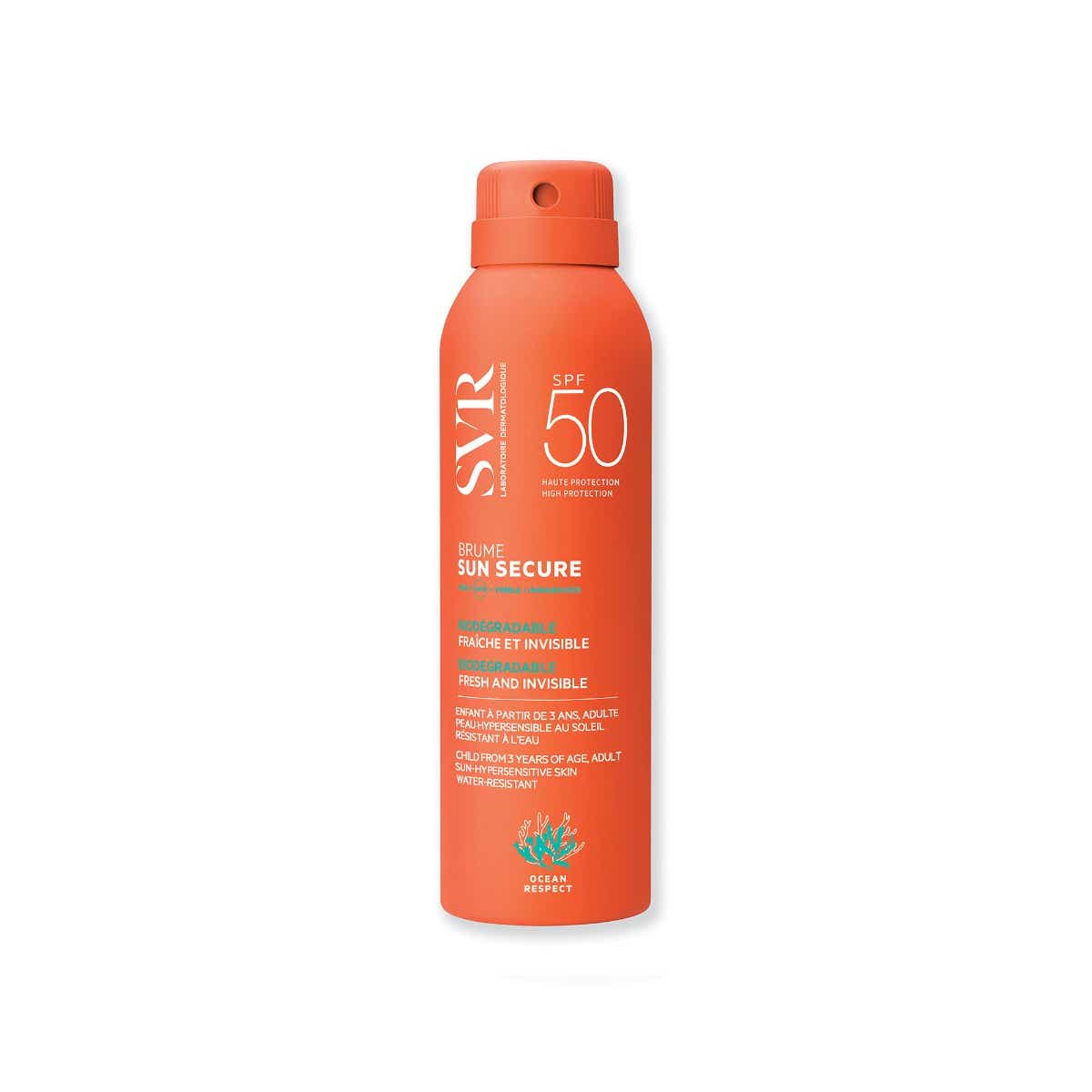 SVR SUN SECURE BRUME SOLAIRE SPF50 VISAGE ET CORPS 200ML