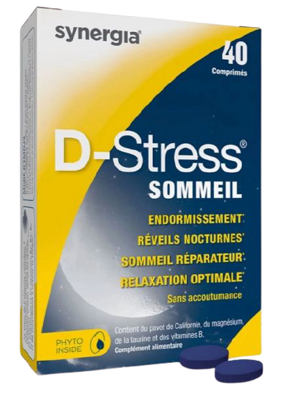 SYNERGIA D STRESS SOMMEIL 40 COMPRIMES