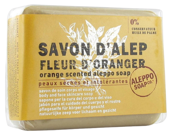 TADE SAVON D ALEP FLEUR D ORANGER 100G