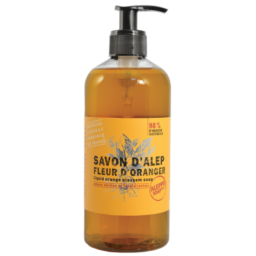 TADE SAVON D ALEP LIQUIDE FLEUR D ORANGER 500ML