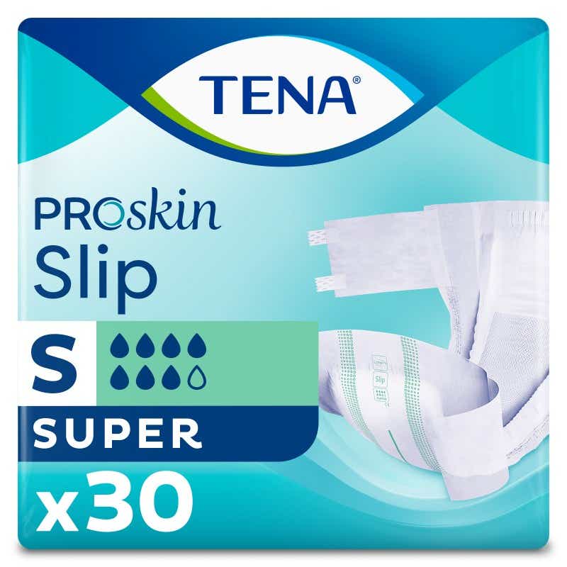TENA PROSKIN SLIPS ABSORBANTS SUPER TAILLE S 30 UNITES