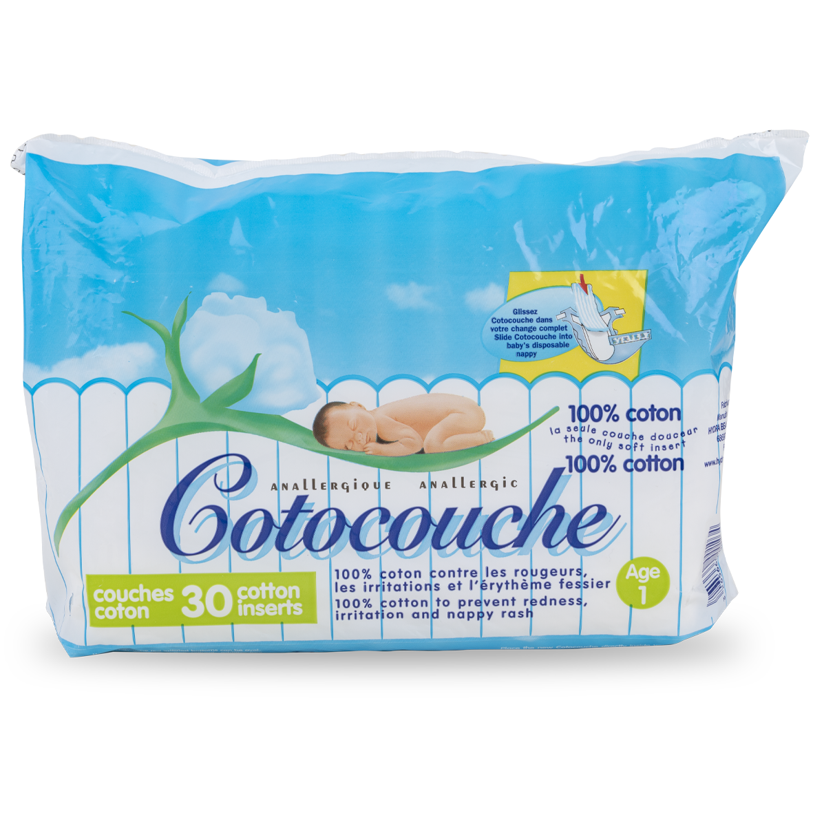 TETRA MEDICAL COTOCOUCHE 1ER AGE 30 UNITES