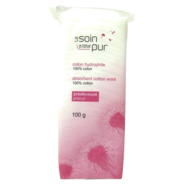 TETRA MEDICAL LE SOIN A L ETAT PUR COTON HYDROPHILE FERMETURE GLISSIERE 100G