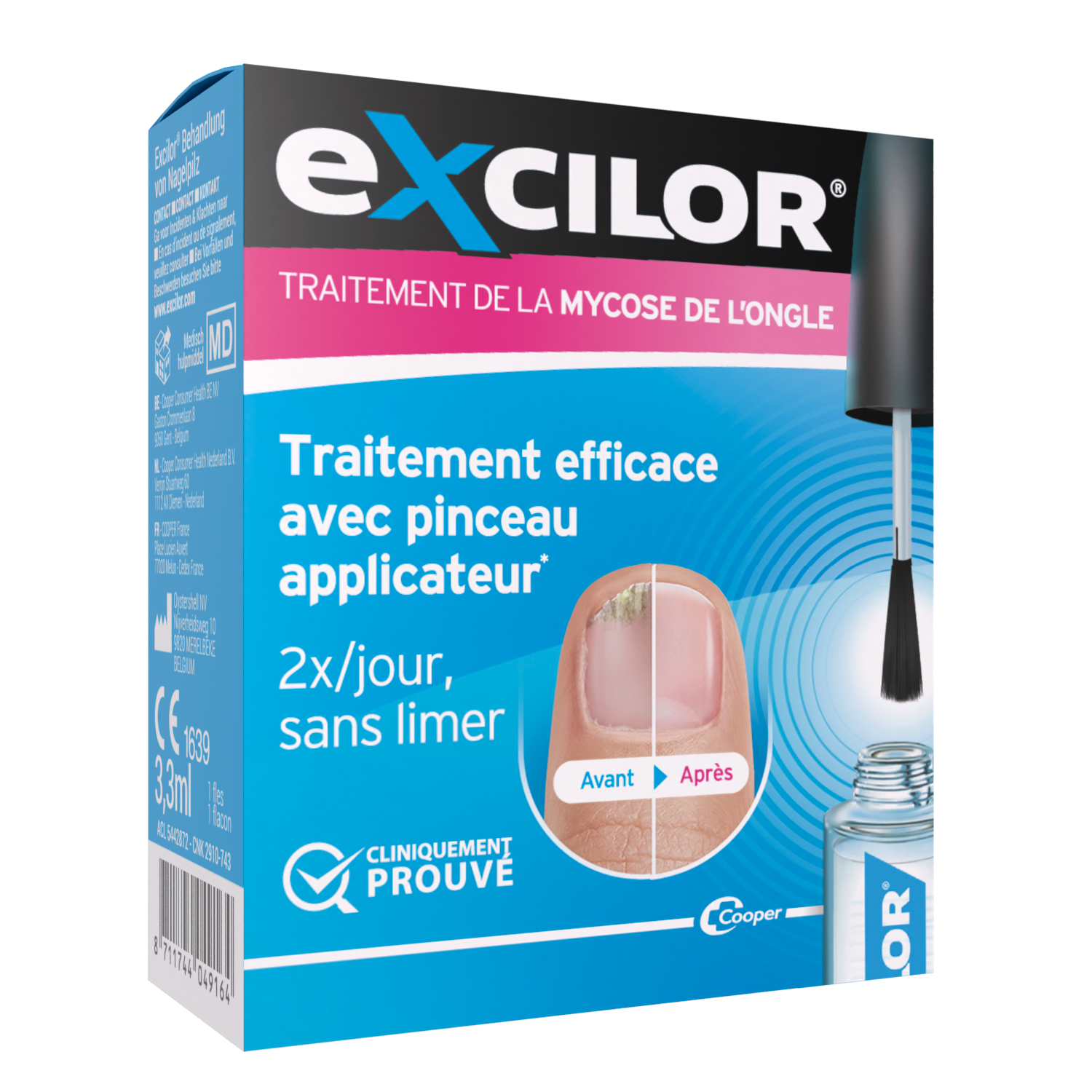 TRAITEMENT MYCOSE DE L ONGLE SOLUTION 3 3 ML