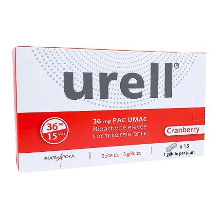 URELL CRANBERRY BOITE DE 15 GELULES 36MG
