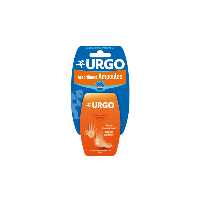 URGO AMPOULES ASSORTIMENT PANSEMENTS HYDROCOLLOIDES 6 UNITES