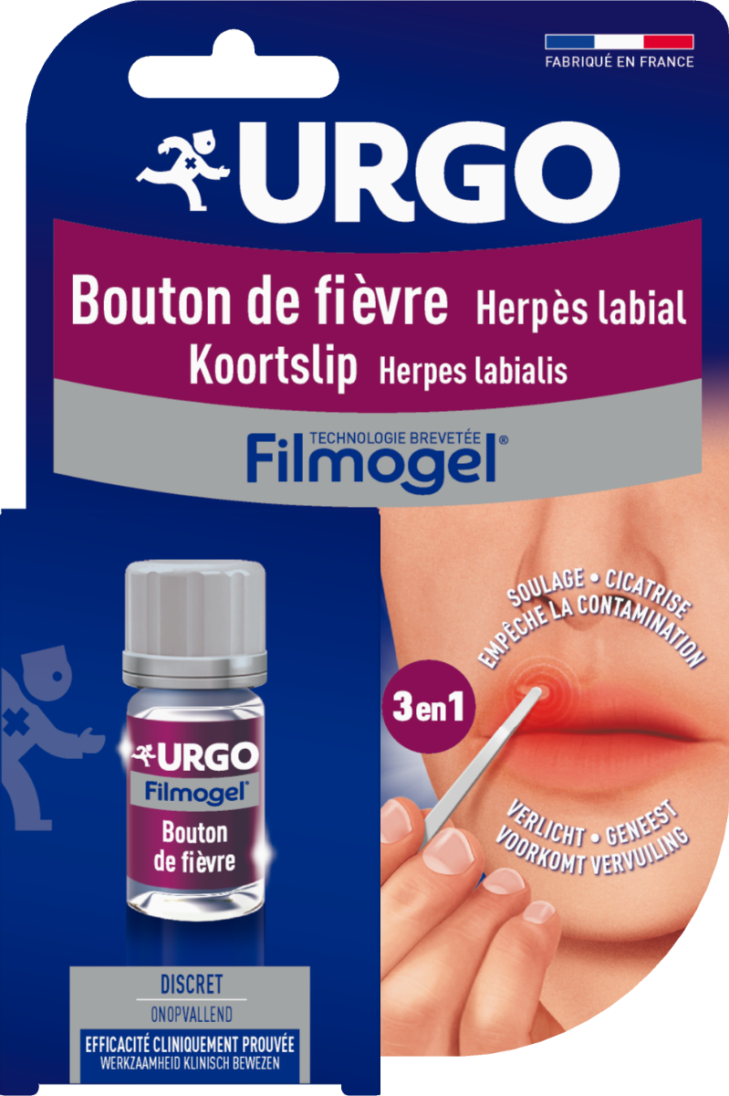 URGO FILMOGEL BOUTON DE FIEVRE 24 APPLICATEURS FLACON 3ML