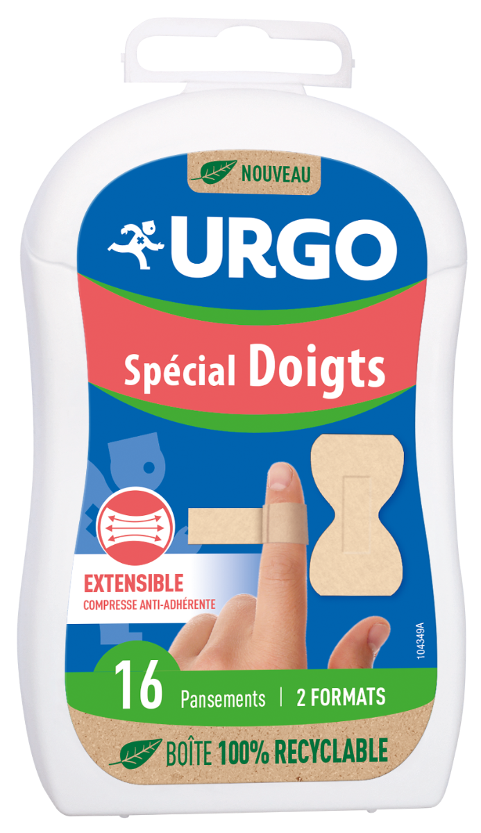 URGO SPECIAL DOIGTS 16 PANSEMENTS