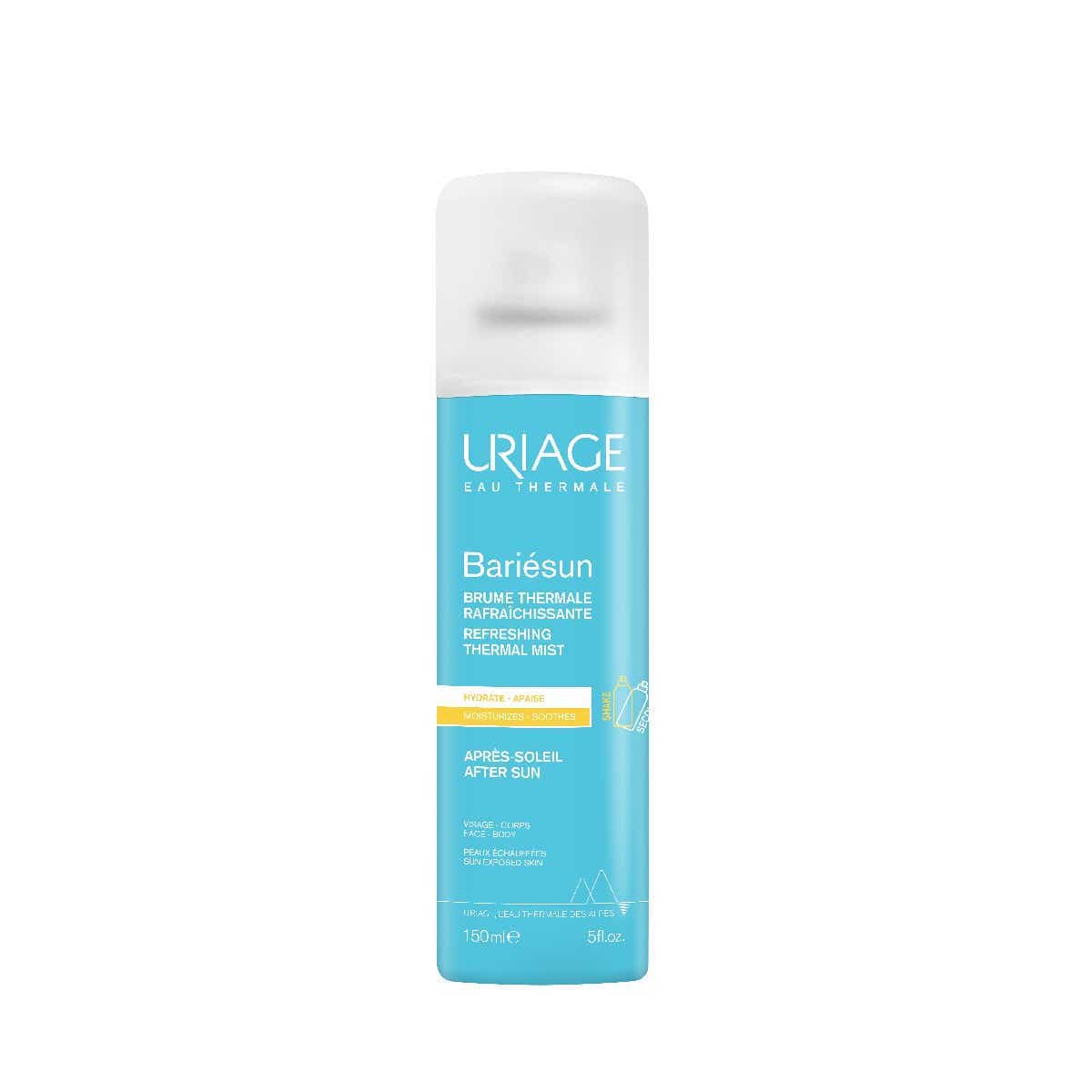 URIAGE BARIESUN SOLAIRE BRUME THERMALE APRES SOLEIL RAFRAICHISSANTE VISAGE ET CORPS PEAUX ECHAUFFEES 150 ML