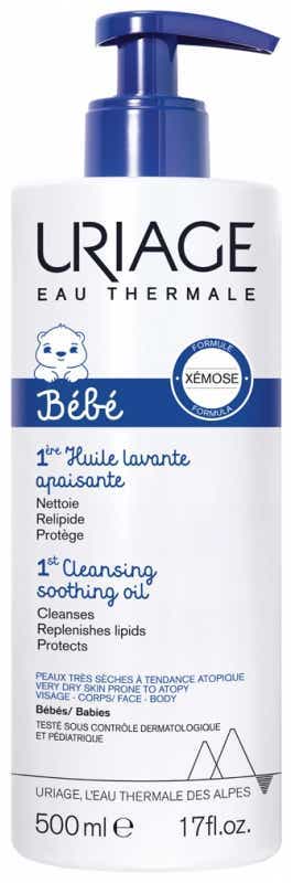 URIAGE BEBE 1ER HUILE LAVANTE APAISANTE 500ML