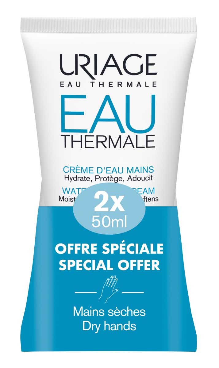 URIAGE EAU THERMALE CREME D EAU MAINS 2X50ML