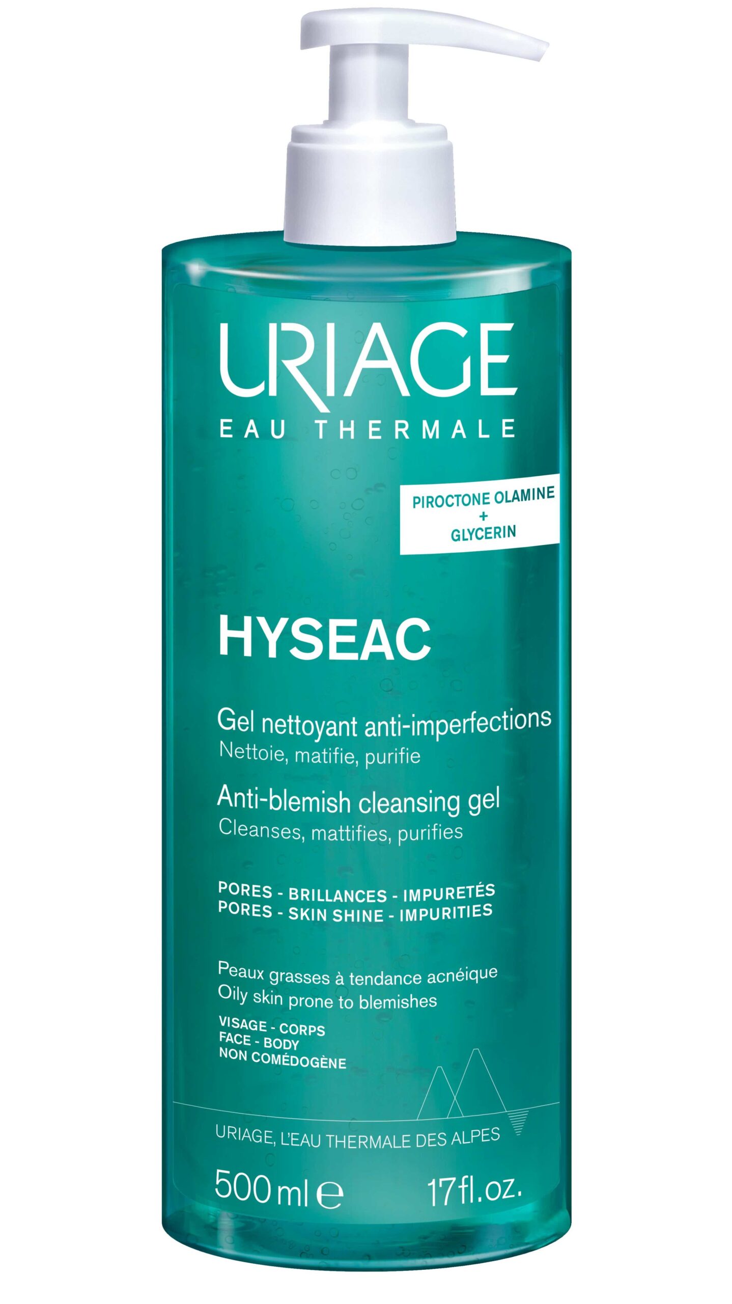 URIAGE HYSEAC GEL NETTOYANT 500ML