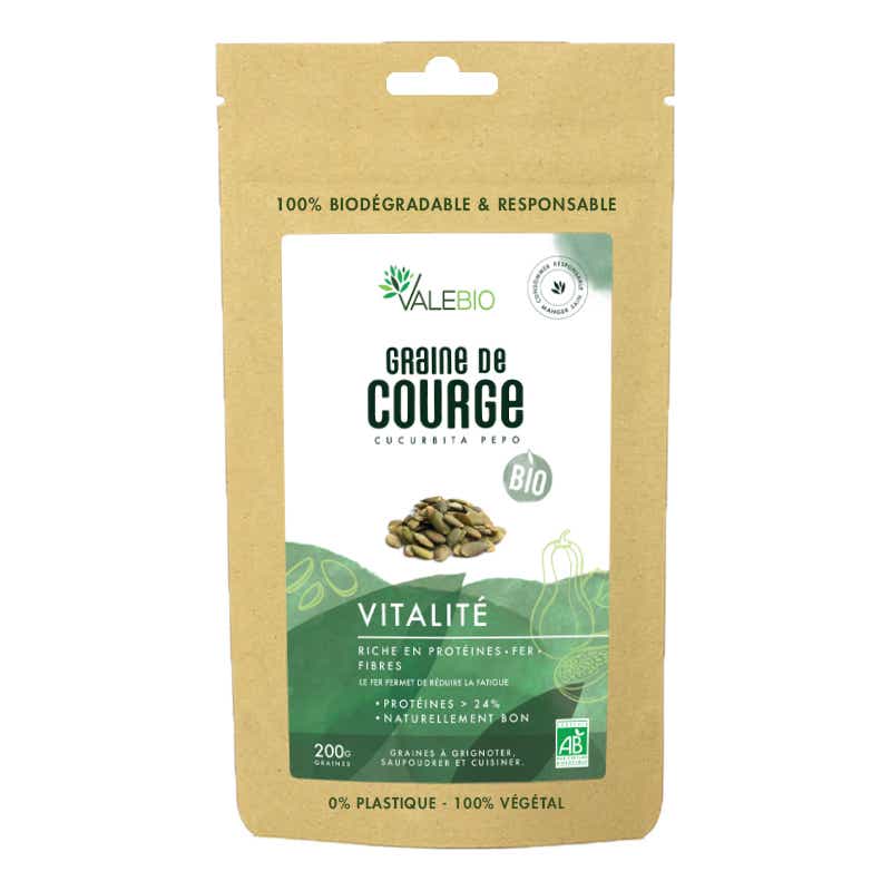 VALEBIO GRAINES DE COURGE BIO 200G