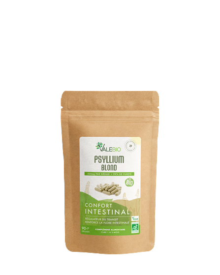 VALEBIO PSYLLIUM BLOND CONFORT INTESTINAL 90 GELULES