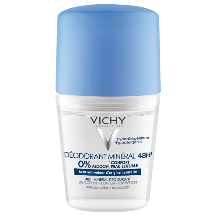 VICHY DEODORANT MINERAL SANS SELS D ALUMINIUM ROLL ON 50ML