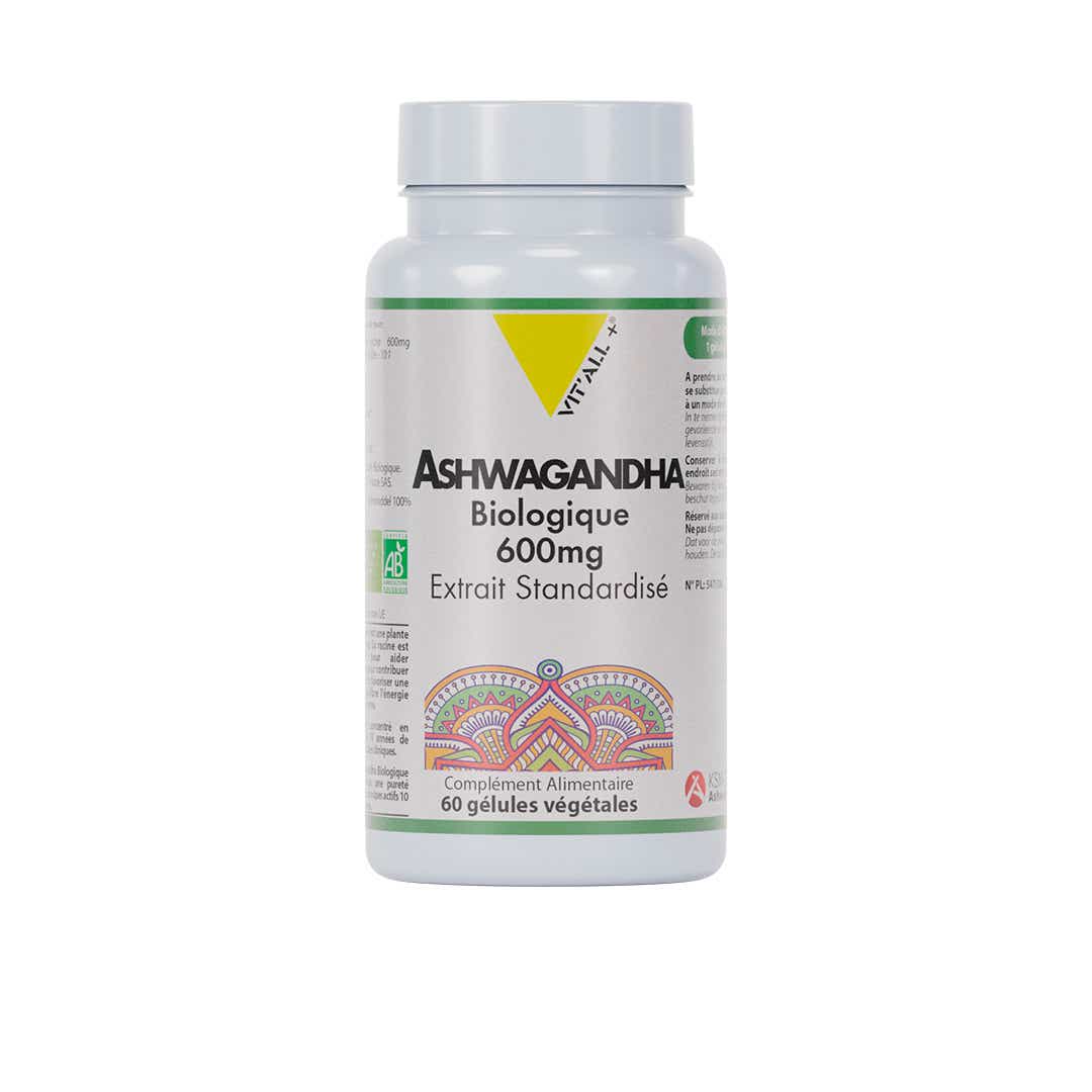 VITALL ASHWAGANDHA 600MG EXTRAIT STANDARDISE 60 VCAPS