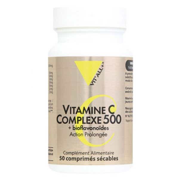 VITALL VITAMINE C 500 BIOFLAVONOIDES 50 COMPRIMES